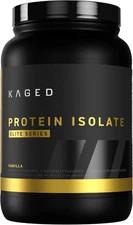 Kaged Whey Protein Isolate Elite Vanilla 2 lbs Post Workout Muscle Recovery