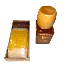 Vintage English Leather 4 oz All Purpose Lotion & Soap Bar Set Lot MEM Company