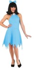 Betty Rubble  Women’s Small (4-6) Flintstones Blue Dress Hat Halloween Costume
