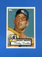 MICKEY MANTLE ~ 2010 TOPPS Cards Your Mom Threw Out #CMT-1 (NM-MT) 1952 Topps