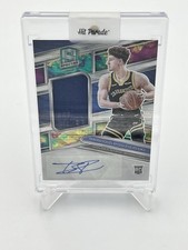 autographed Bradin Podziemski 2023-24 Spectra 92/99 Golden State Warriors RPA