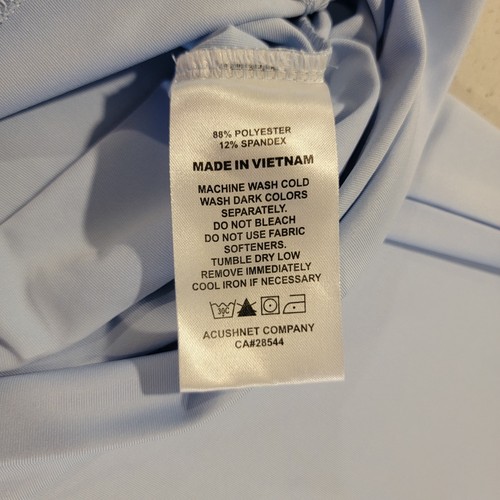 Camisa Polo Footjoy Azul Cuello Tour Para Hombre L Antigua Nogal Golf Misión Imposible - Imagen 5 de 7
