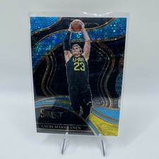 2023-24 Panini Select Courtside Light Blue Disco Prizm /99  Lauri Markkanen #219