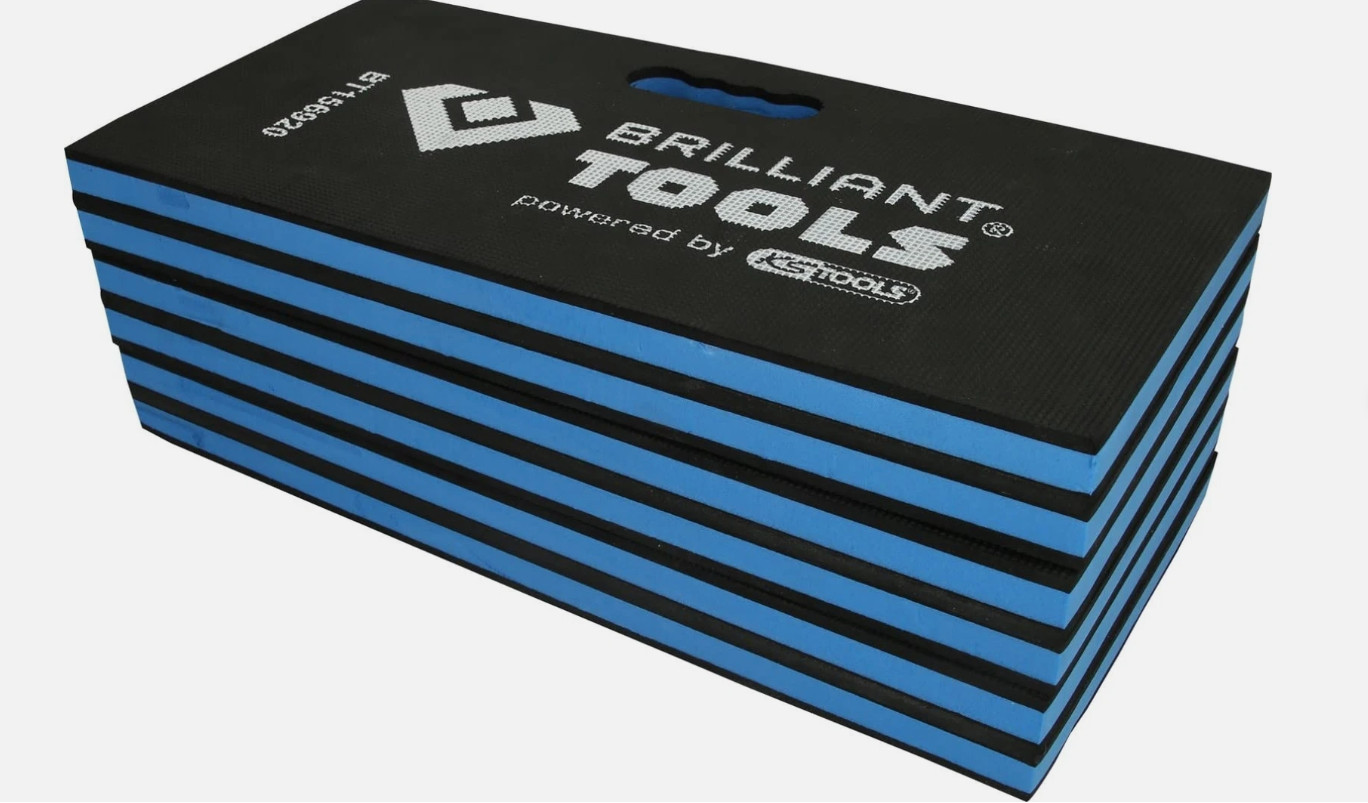 Tapis mécanique KS Tools pliable et isolant avec mousse 23mm antichoc