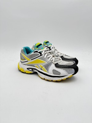 Size 6 M / 7.5 W - Vetements x Reebok Spike Runner 200 White Yellow Blue