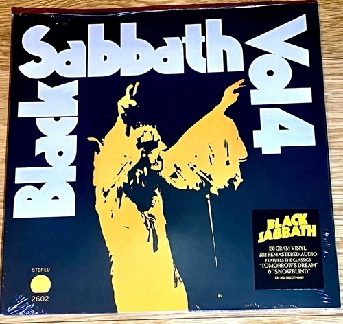 brand NEW Black Sabbath Vol 4 vinyl record Ozzy  RR1 2602 180G Free Shipping NiP