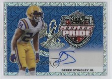 2022 Leaf Metal Draft State Pride Silver Mojo /20 Derek Stingley Jr Auto 0w8