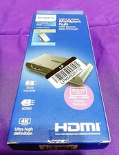 Philips USB-C & HDMI Multiport Hub 4K Power D...