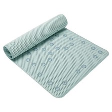 Bathtub Mat Non Slip 36 X 17 Shower Mat Soft Foam Milky Green for Bathroom Tub