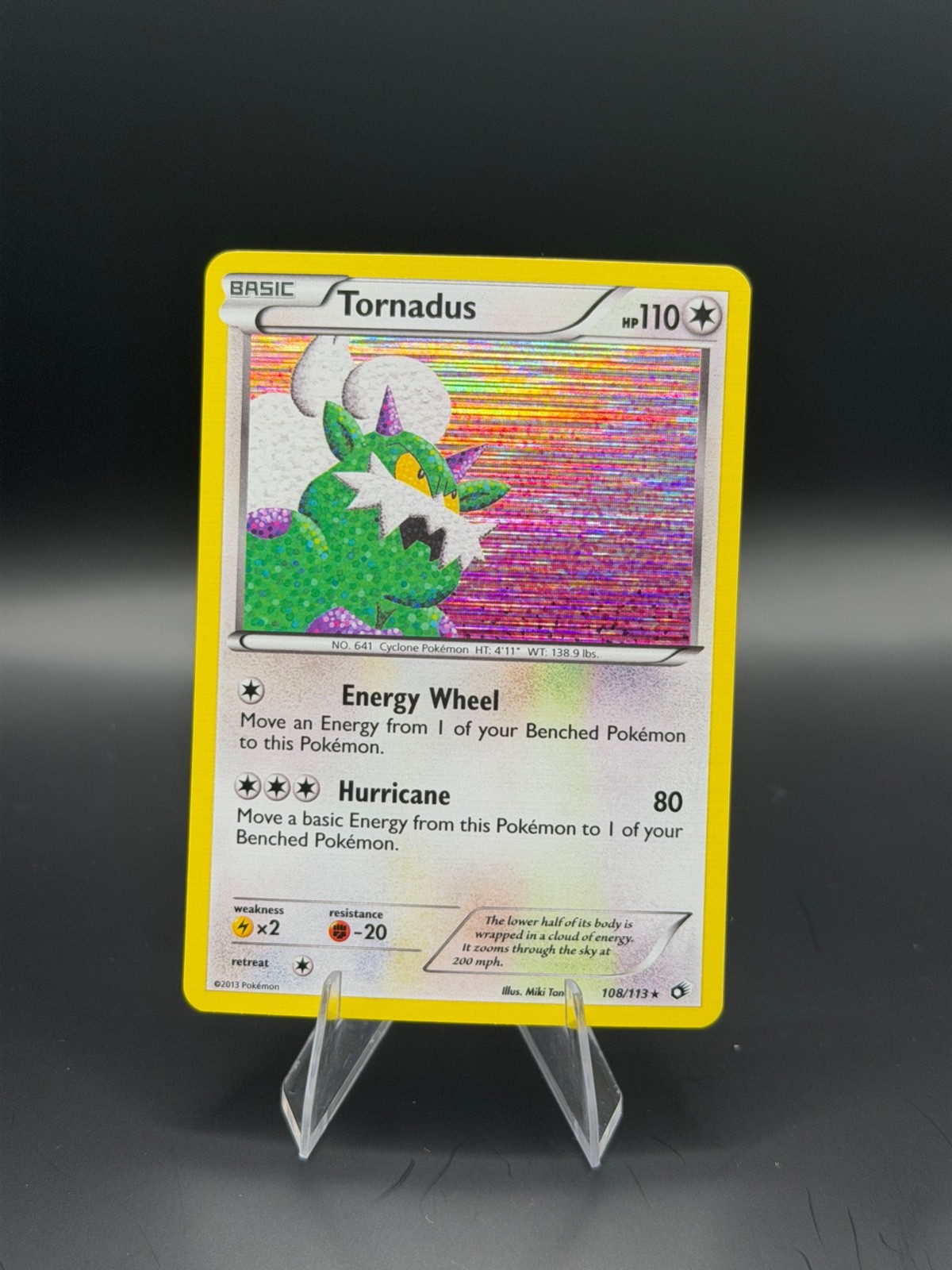 Tornadus 108/113 Legendary Treasures Holo Rare NM Pokemon TCG