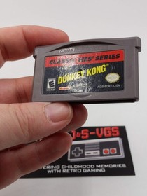 Donkey Kong Classic NES Series Nintendo Game Boy Advance 2004 Tested GBA