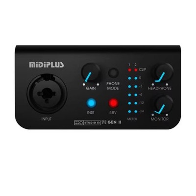 Midiplus studio M pro GEN II OTG Sound Card Professional Live Recording Singing