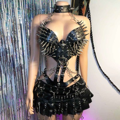 Gothic Kawaii Eco Emo Y2K Halter Camisole TOPS Grunge Punk Rock Harajuku