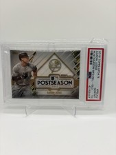2018 Topps Update Aaron Judge MLB Postseason Logo Patch Gold /99