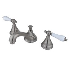 Kingston Brass KS556.PL Royale 1.2 GPM Widespread Bathroom Faucet - Nickel