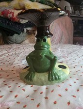Vintage Ceramic Frog Toothbrush Holder  Frog ...
