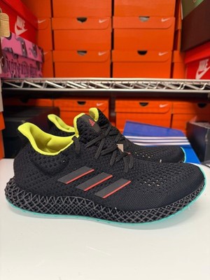 Adidas Men's Futurecraft 4D Shoes Black Neon GZ8626