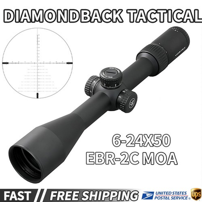 #ad Vortex Diamondback Tactical 6 24x50 FFP EBR 2C MOA DBK 10028 Rifle Scope $299.00