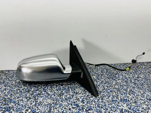 Passenger Side View Mirror Power Aluminum Finish Fits 10-16 AUDI S4 819890