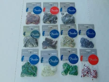 Fender Guitar Picks (Thin, Medium, Heavy Packs of 144, You Choose)