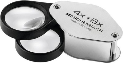 Eschenbach 1187 Folding Loupe Magnifier 10x 30mm Optical Glass Germany Japan