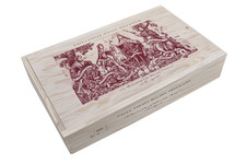 🍷 Catena Zapata Cassetta Vino in Legno 6 Bottiglie con Coperchio Scorrevole Argentina Malbec