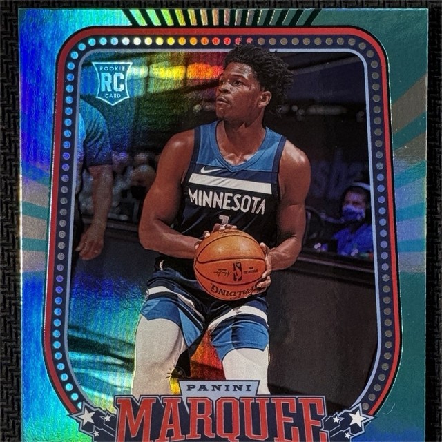 Panini 2020-21 Chronicles Marquee - Anthony Edwards Rookie #254 Teal - NM