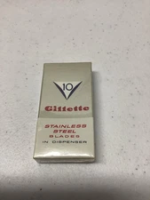 Gillette Stainless Vintage Double Edge Razor Blade Sealed Pack