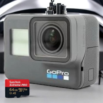 GoPro Hero 6 Black + 64GB SanDisk Extreme PRO + Type-C Charger & Adapter