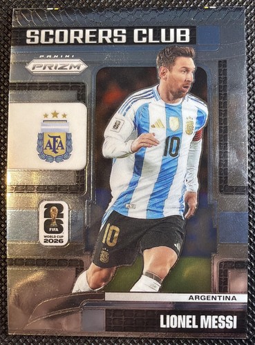 2026 Panini Prizm World Cup Lionel Messi #15 Scorers Club Argentina