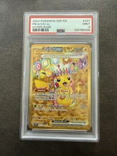 Pokemon TCG 2024 SV08 Surging Sparks Pikachu ex 247/191 Holo PSA 9 EN on eBay