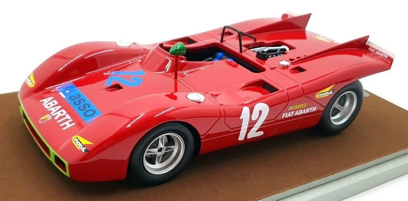TECNOMODEL 1/18 - ABARTH 2000S 1969 Silverston #23 E. SWART TM18-58B Limited Edi
