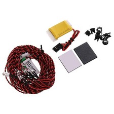 RC Flash Lights 8 LED Lighting System Set for RC Aircraft Helicopter Spare Parts