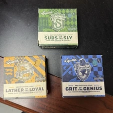 Dr Squatch Harry Potter Hufflepuff Slytherin & Ravenclaw 5oz Mens Soap