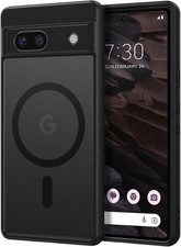 DUEDUE Magnetic Case for Google Pixel 7a Matte Shockproof Magsafe Black