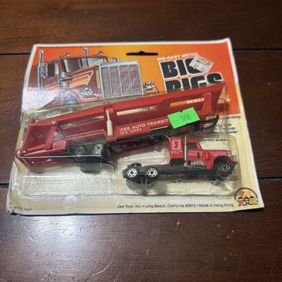 ZEE #359 AUTO TRANSIT Die Cast & Plastic Semi Truck Trailer Peterbuilt Long Hood