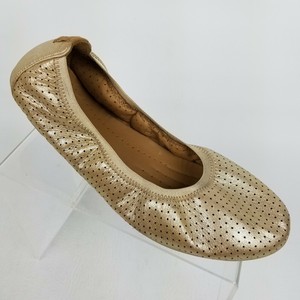clarks gold flats