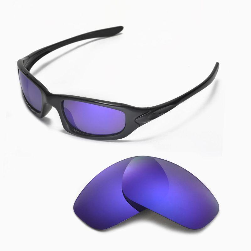 Walleva Replacement Lenses for Oakley Fives 4.0 Sunglasses Multiple