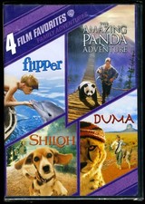 4 Film Favorites  Flipper, Shiloh, Great Panda Adventure, Duma DVD 2-Disc Set)