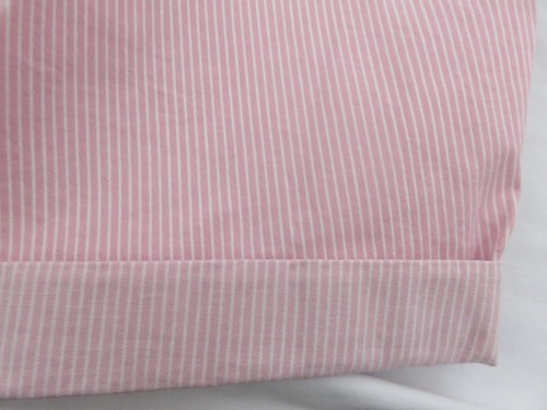 M&S HÜBSCHE ROSA & WEISSE NADELSTREIFEN STRETCH BAUMWOLLE SOMMER TASCHE SHORTS UK 14 -16 - Bild 15 von 16