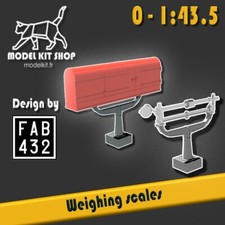 1:43.5 / 0 Scale - Bascule de pesée by modelkit.fr