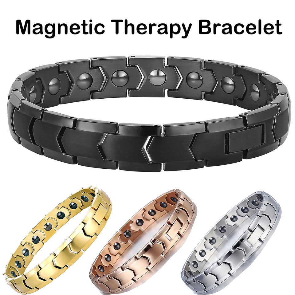 Pulsera magnética de pérdida de peso para hombre terapia adelgazante saludable circulación sanguínea Foto 2 de 4