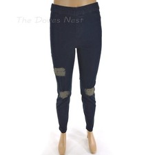 Simply Vera Wang Ripped Blue Denim Size 