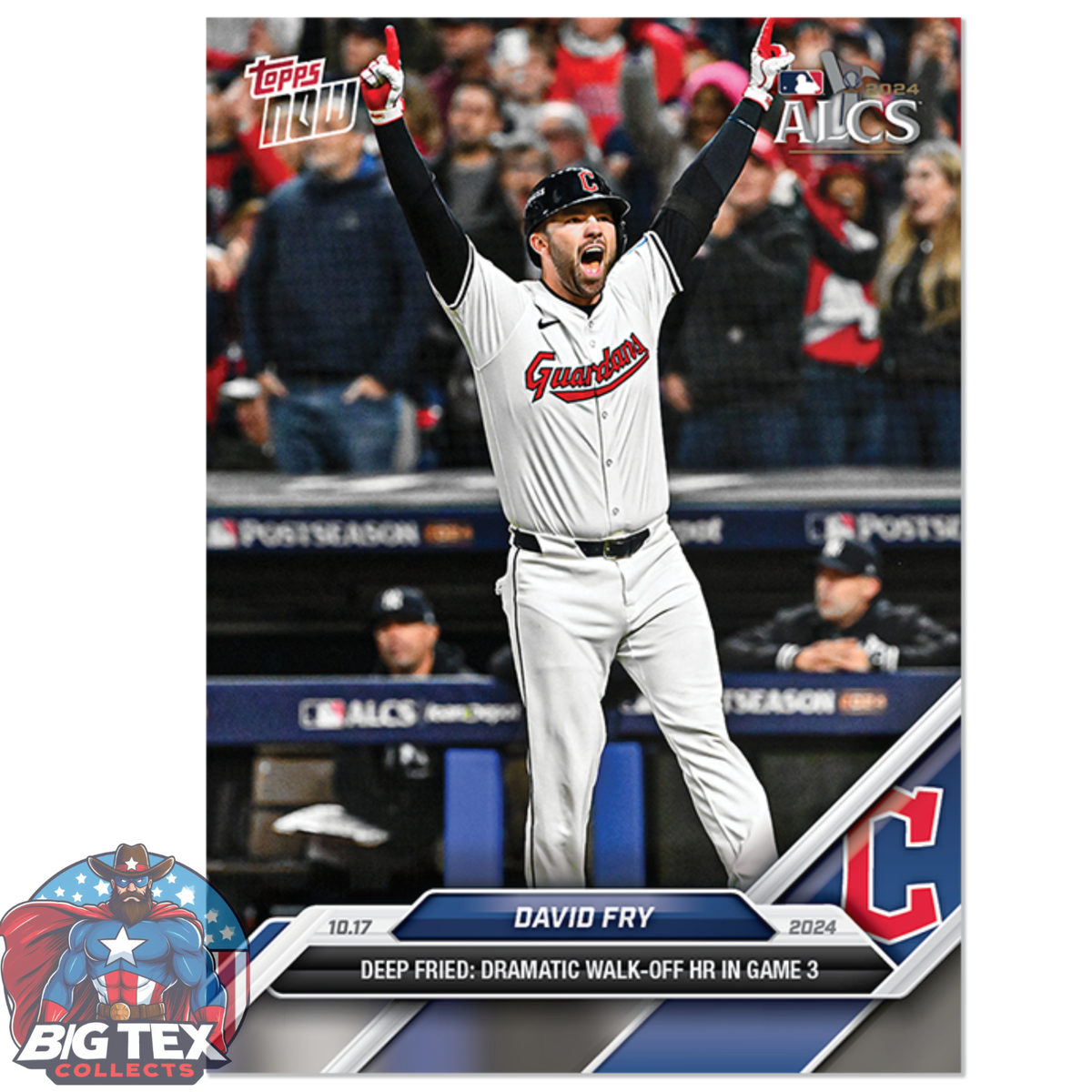 2024 Topps Now David Fry #844 Cleveland Guardians ALCS HR! | eBay