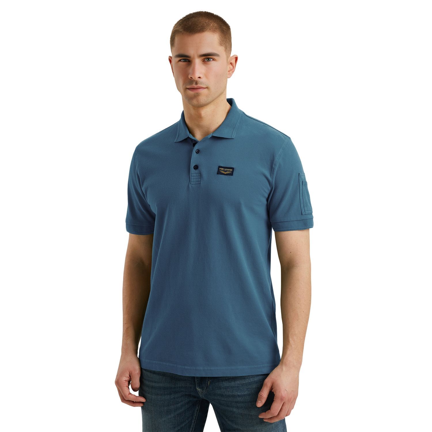 PME Legend Herren Poloshirt TRACKWAY - Regular Fit S-3XL Schwarz Weiss Blau Grün