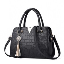 Women's Girl Faux Leather Handbag Crossbody Satchel Shoulder Bag Messenger Purse
