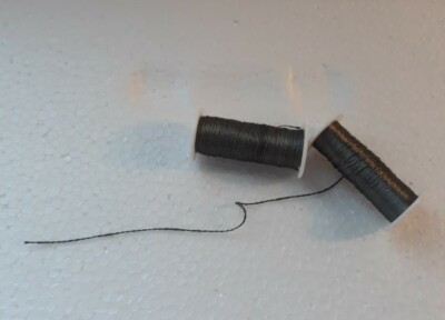 316L Stainless Steel Thin Conductive Thread 55 yard spool - Free Shipping USA