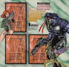 Wildstorns Expandable Card Game 1995 Wildstorm Prod. Promo Card 8" x 8 1/4"