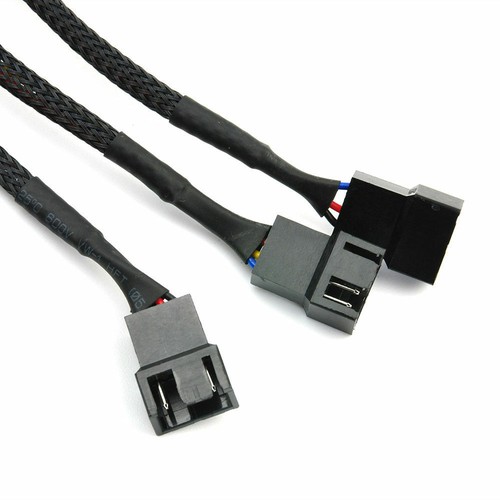 Black 4Pin 1 to 3 Way PWM Case PC Fan Splitter Hub Power Adapter Cable Connector - Picture 10 of 10