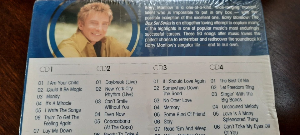 The Box Set Series [Box] by Barry Manilow (4CD, Jan-2014, Sony Legacy) NEW Foto 3 de 4